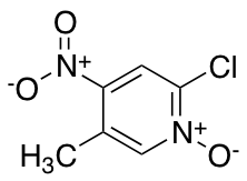 2-Chloro-5-Methyl-4-Nitro-Pyridine 1-Oxide Chemical Structure