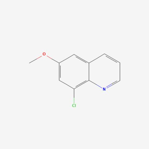 8-Chloro-6-methoxyquinoline التركيب الكيميائي