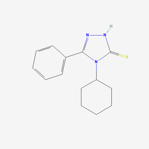 4-cyclohexyl-5-phenyl-2H-1,2,4-triazole-3-thione Chemical Structure