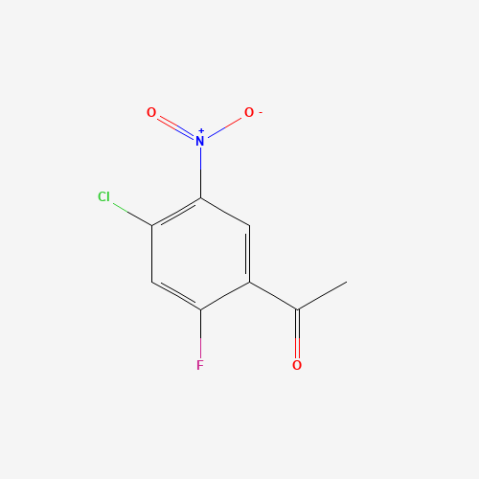 1-(4-Chloro-2-fluoro-5-nitrophenyl)ethanone Chemical Structure