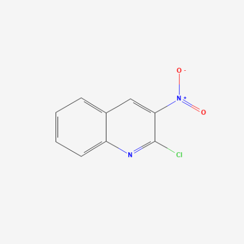 2-Chloro-3-nitroquinoline Chemische Struktur