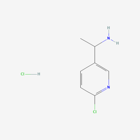 1-(6-Chloropyridin-3-yl)ethan-1-amine hydrochloride Chemische Struktur