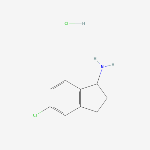 5-Chloro-2,3-dihydro-1H-inden-1-amine Hydrochloride التركيب الكيميائي