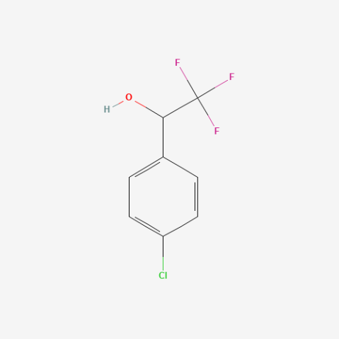 1-(4-Chlorophenyl)-2,2,2-Trifluoroethanol Chemische Struktur