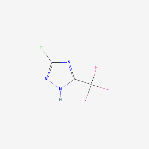 3-Chloro-5-(trifluoromethyl)-1H-1,2,4-triazole Chemical Structure