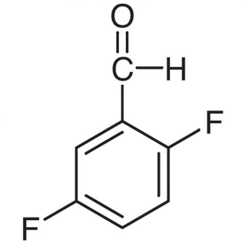 2,5-Difluorobenzaldehyde التركيب الكيميائي