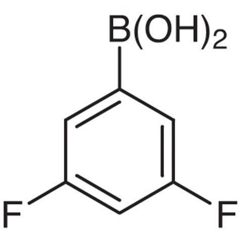 3,5-Difluorophenylboronic Acid (contains varying amounts of Anhydride) Chemische Struktur