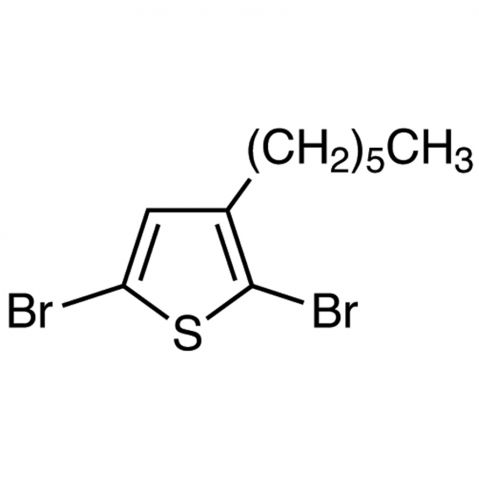 2,5-Dibromo-3-hexylthiophene التركيب الكيميائي