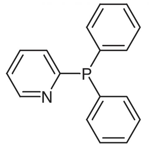 Diphenyl-2-pyridylphosphine Chemische Struktur