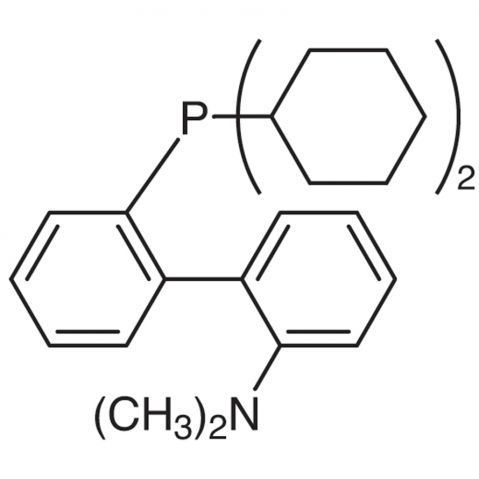 2-Dicyclohexylphosphino-2'-(N,N-dimethylamino)biphenyl 化学構造