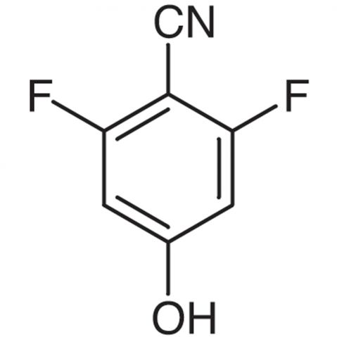 2,6-Difluoro-4-hydroxybenzonitrile Chemical Structure