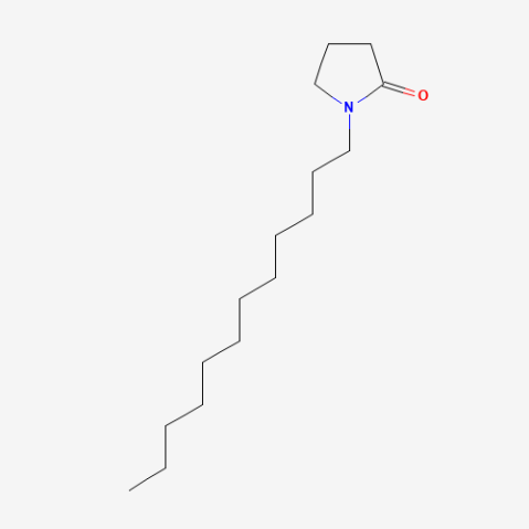 1-Dodecyl-2-pyrrolidinone 化学構造