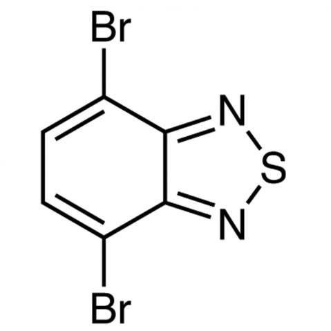 4,7-Dibromo-2,1,3-benzothiadiazole Chemische Struktur