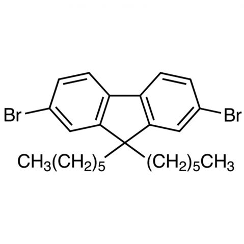 9,9-Dihexyl-2,7-dibromofluorene Chemical Structure