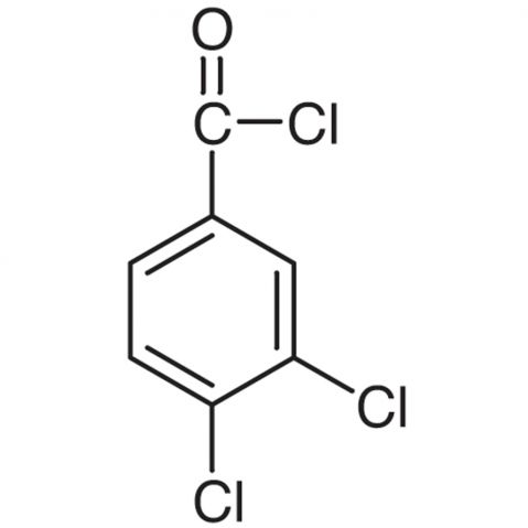 3,4-Dichlorobenzoyl chloride Chemische Struktur