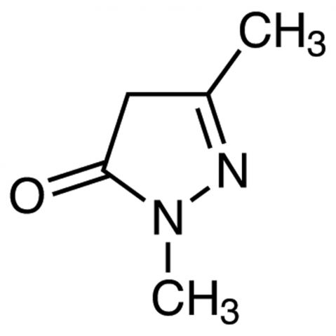 1,3-Dimethyl-5-pyrazolone Chemische Struktur