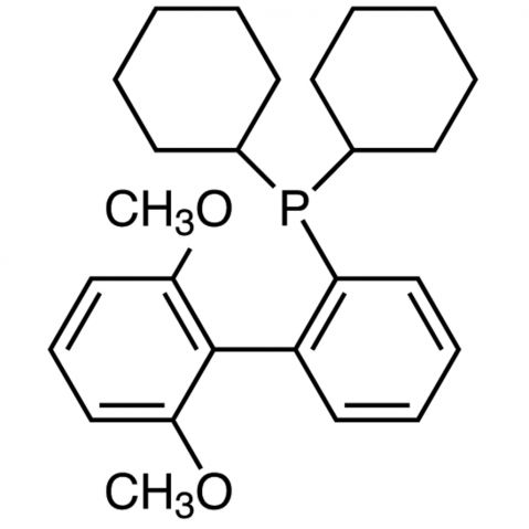 2-Dicyclohexylphosphino-2′,6′-dimethoxybiphenyl Chemical Structure