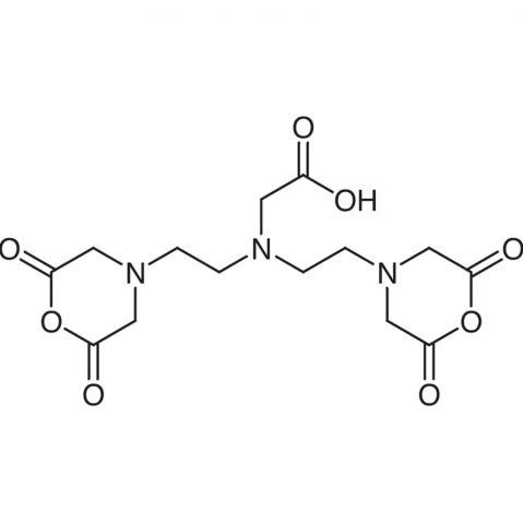 Diethylenetriaminepentaacetic acid dianhydride Chemical Structure