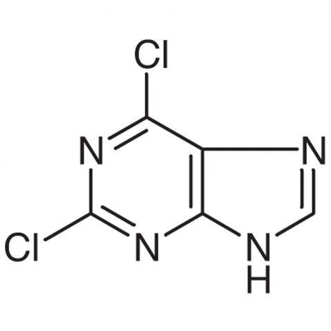 2,6-Dichloropurine التركيب الكيميائي