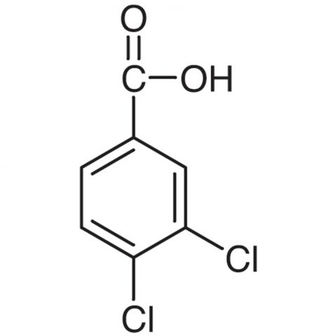 3,4-Dichlorobenzoic Acid Chemical Structure