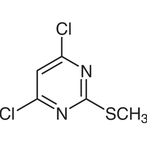 4,6-Dichloro-2-(methylthio)pyrimidine Chemische Struktur