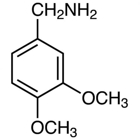 3,4-Dimethoxybenzylamine Chemical Structure