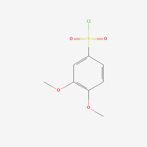 3,4-Dimethoxybenzenesulfonyl chloride Chemical Structure