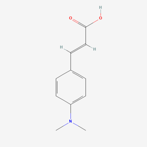 4-(Dimethylamino)cinnamic acid Chemical Structure