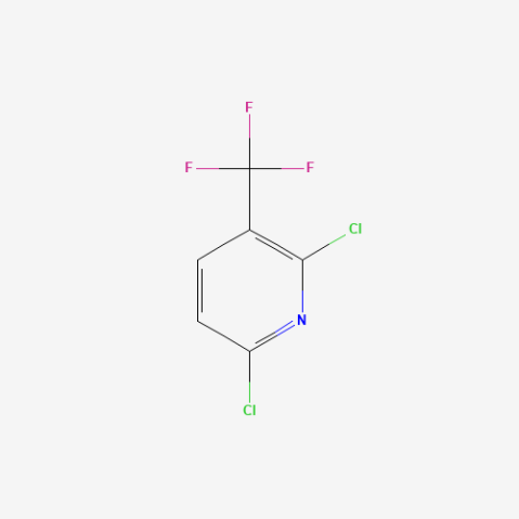 2,6-Dichloro-3-(trifluoromethyl)pyridine 化学構造