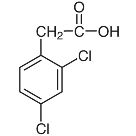 2,4-Dichlorophenylacetic acid Chemical Structure