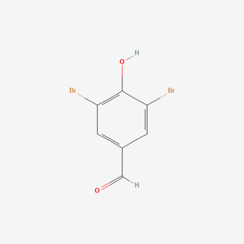 3,5-Dibromo-4-hydroxybenzaldehyde Chemische Struktur