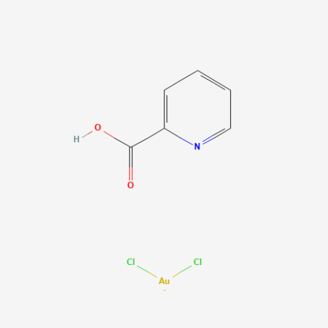 Dichloro(2-pyridinecarboxylato)gold Chemical Structure