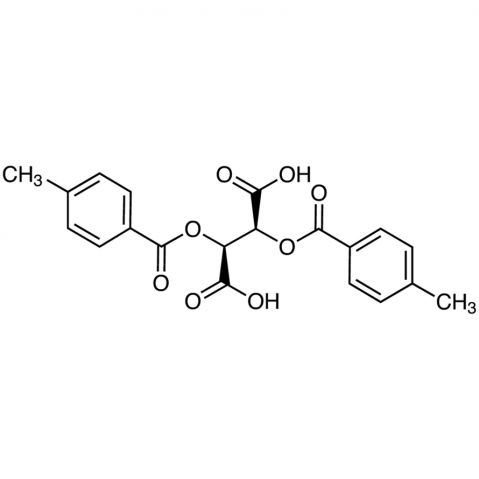 (+)-Di-p-toluoyl-D-tartaric Acid Chemical Structure