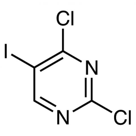 2,4-Dichloro-5-iodopyrimidine Chemische Struktur