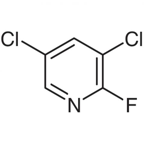 3,5-Dichloro-2-fluoropyridine Chemische Struktur