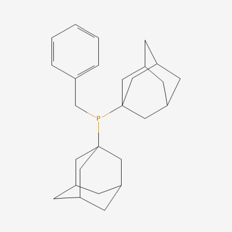 Di(1-adamantyl)benzylphosphine 化学構造