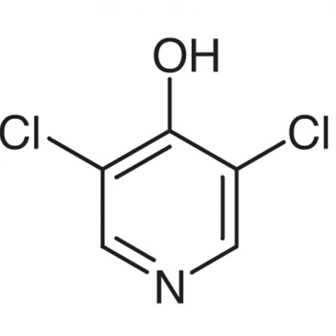 3,5-Dichloro-4-pyridone 化学構造