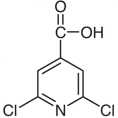 2,6-Dichloropyridine-4-carboxylic acid التركيب الكيميائي