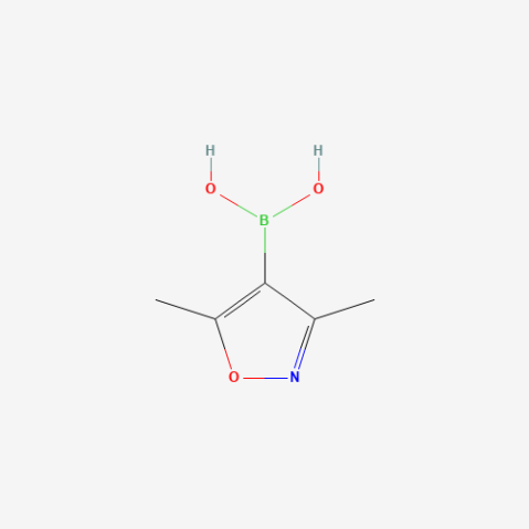 3,5-Dimethylisoxazole-4-boronic acid Chemical Structure