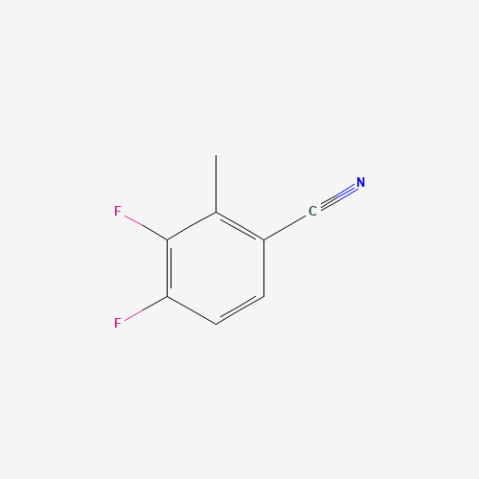 3,4-Difluoro-2-methylbenzonitrile Chemical Structure