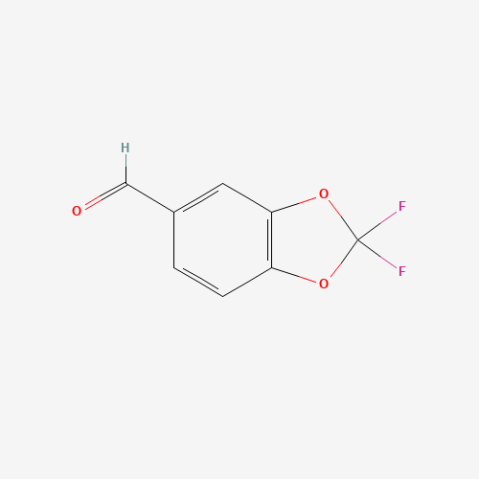 2,2-Difluoro-1,3-benzodioxole-5-carboxaldehyde Chemical Structure