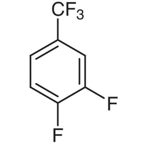 3,4-Difluorobenzotrifluoride 化学構造