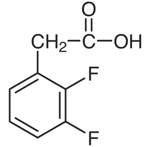 2,3-Difluorophenylacetic acid Chemical Structure