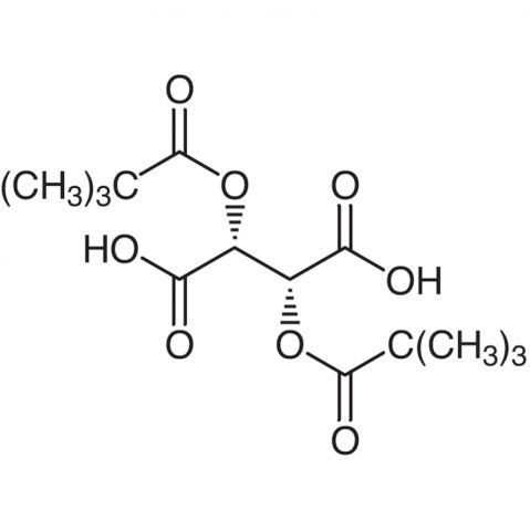 (-)-Dipivaloyl-L-tartaric Acid التركيب الكيميائي