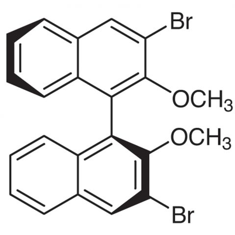 (S)-3,3'-Dibromo-2,2'-dimethoxy-1,1'-binaphthyl Chemical Structure