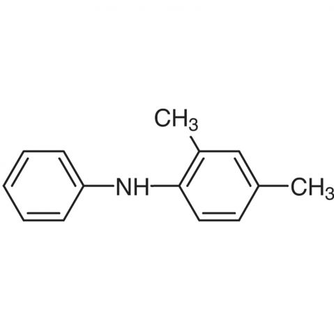 2,4-Dimethyldiphenylamine 化学構造