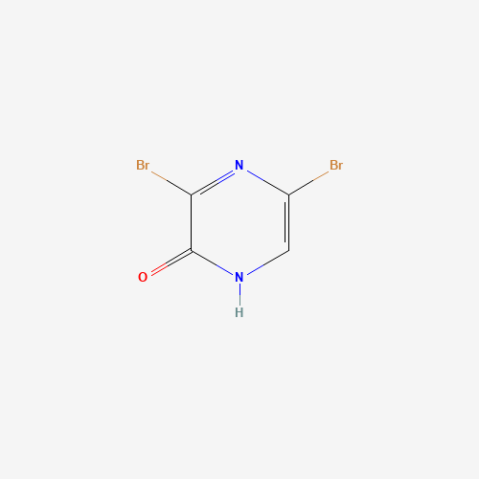 3,5-Dibromo-2-hydroxypyrazine Chemical Structure