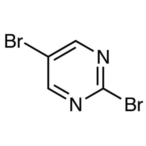 2,5-Dibromopyrimidine Chemische Struktur