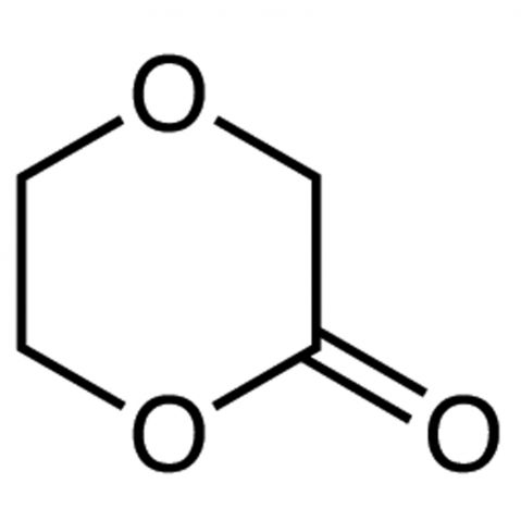 1,4-Dioxan-2-one 化学構造