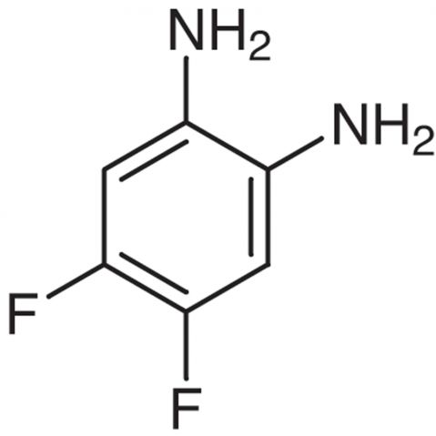 4,5-Difluoro-1,2-phenylenediamine 化学構造